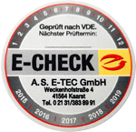 E-Check Prüfsiegel